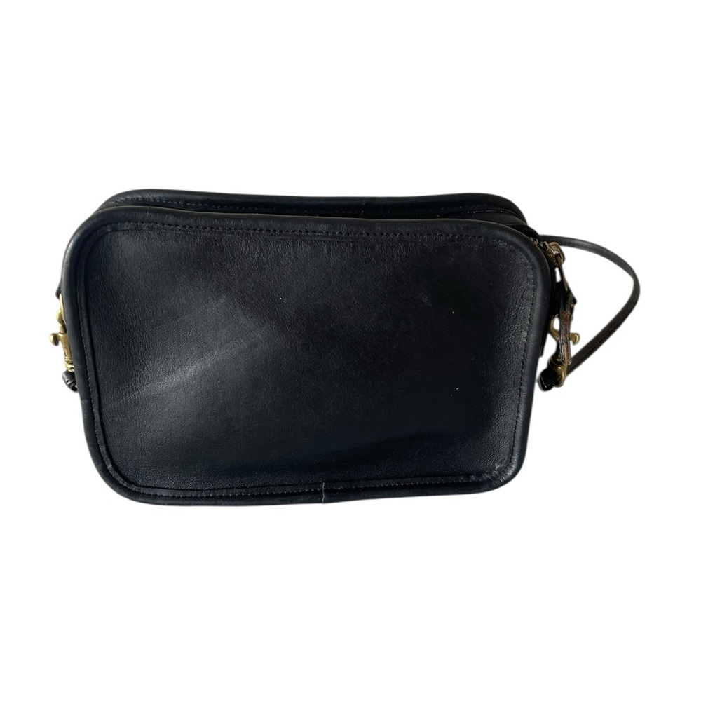 Coach Black Leather Handcrafted Bag